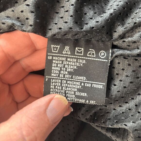 Harley-Davidson Jacket 2XL Black Orange Bar Shield Racing Bomber 97068-00V VTG - Picture 8 of 9